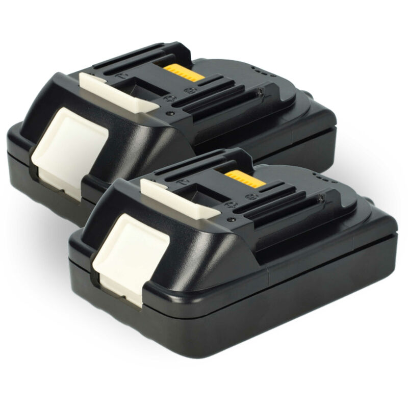 foto del prodotto 2x batteria compatibile con makita dhr241zj, dhr242, dhr242rfjv, dhr241, dhr242rmjv, dhr241rmj utensile elettrico 2500 mah, li-ion, 18 v - extensilo