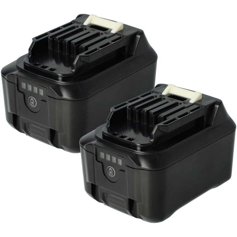 foto del prodotto 2x batteria compatibile con makita hp331dwax1, hp331dz, hp331dwye, hp331dwme, hp331dwe, hp331dzj utensile elettrico 5000 mah, li ion, 12 v vhbw
