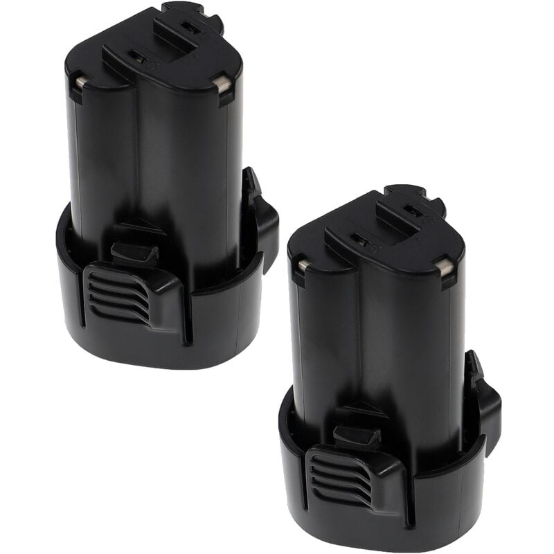 foto del prodotto 2x batteria compatibile con makita jr100dwe, jr102d, jr102, jr102dwe, jv100, jr102dz, jv100dw utensile elettrico (2500 mah, li-ion, 10,8 v)