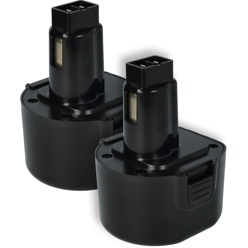 foto del prodotto 2x batteria sostituisce black decker a9242, a9265, a9272, a9274, a9251, fsb96, ps120, ps120a per attrezzo da lavoro (1500 mah, nimh, 9,6 v) - vhbw