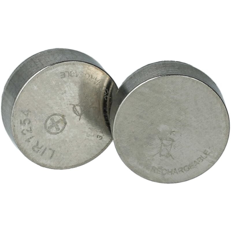 foto del prodotto 2x batteria sostituisce varta cp1254 a3 per auricolari cuffie wireless 60mah, 3,7v, li ion vhbw