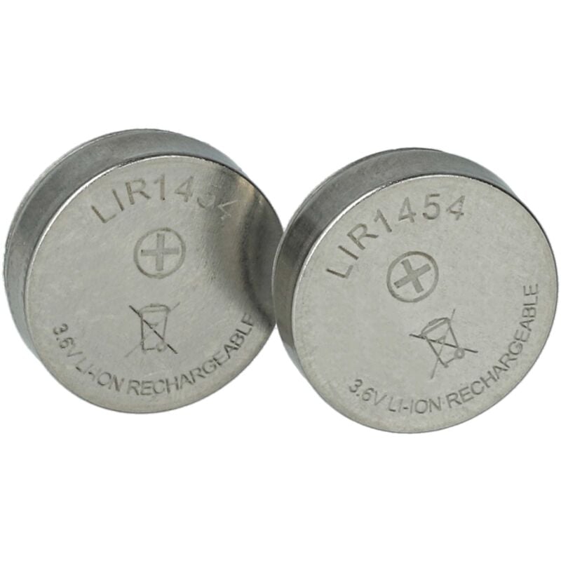 foto del prodotto 2x batteria sostituisce varta cp1454 a3 per auricolari cuffie wireless 85mah, 3,7v, li-ion - vhbw