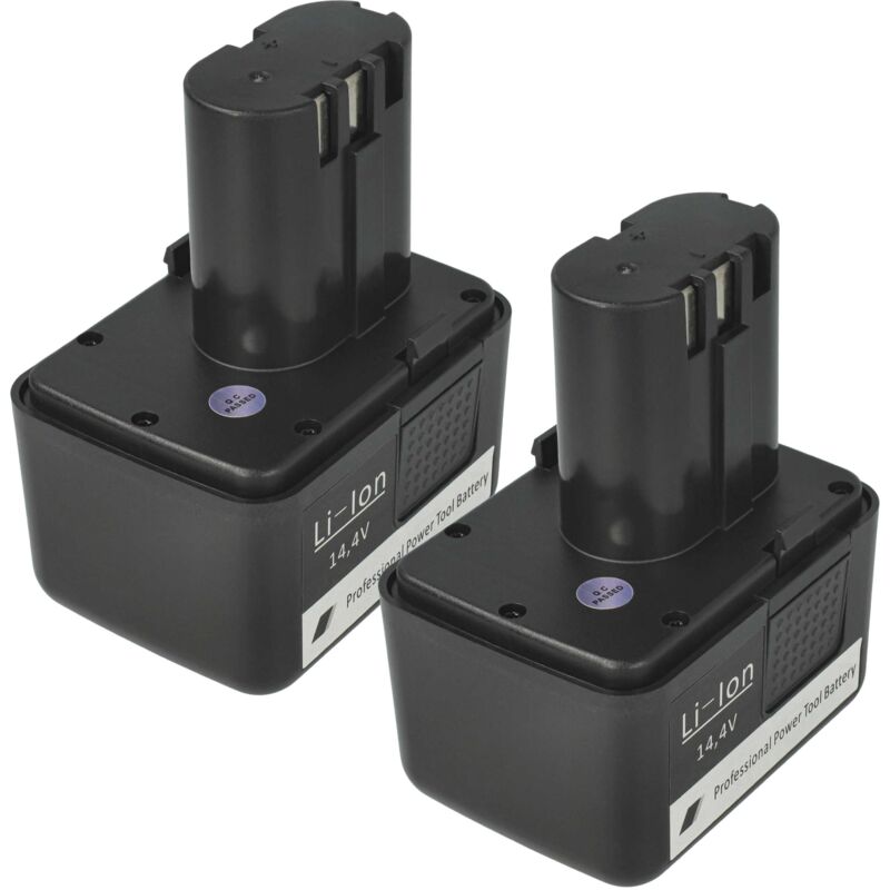 foto del prodotto 2x batteria sostituisce w rth g14 per utensile elettrico, utensile per montare rivetti ciechi 1500 mah, li ion, 14,4 v vhbw