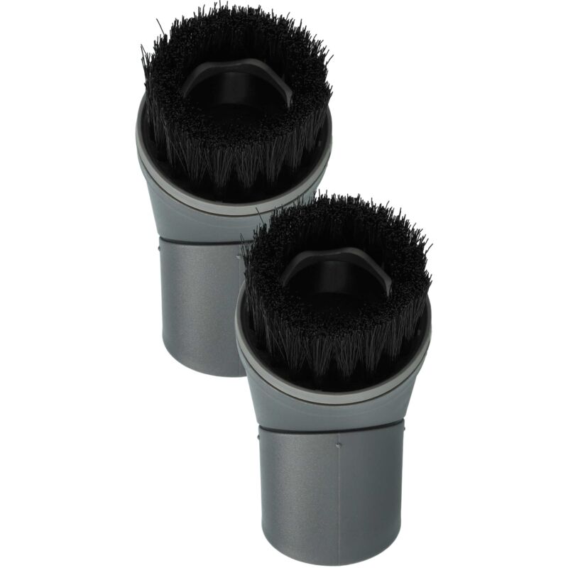 foto del prodotto 2x bocchetta a spazzola rotonda set compatibile con miele s316i, s318i, s321i, s322i, s313i, s314i, s315i aspirapolvere spazzola tonda vhbw