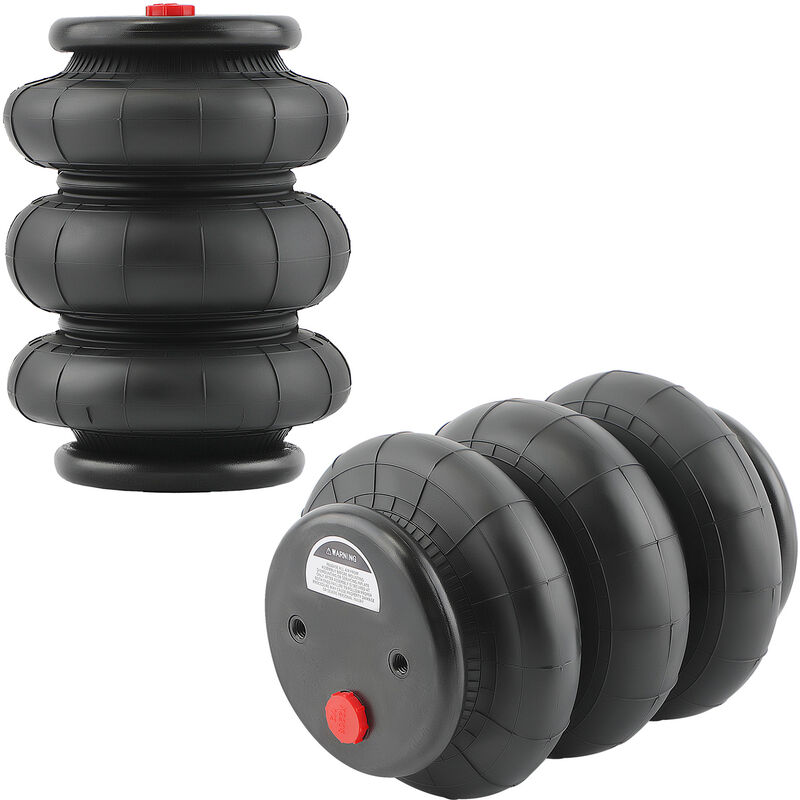 foto del prodotto 2x borsa a sospensione pneumatica triple bellows 2600lbs per light duty