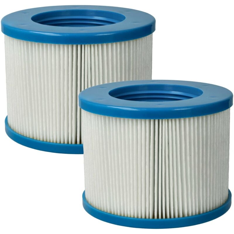 foto del prodotto 2x cartuccia filtrante sostituisce arebos ar 6fk, 4260627422975 per piscina filtro di ricambio blu bianco vhbw