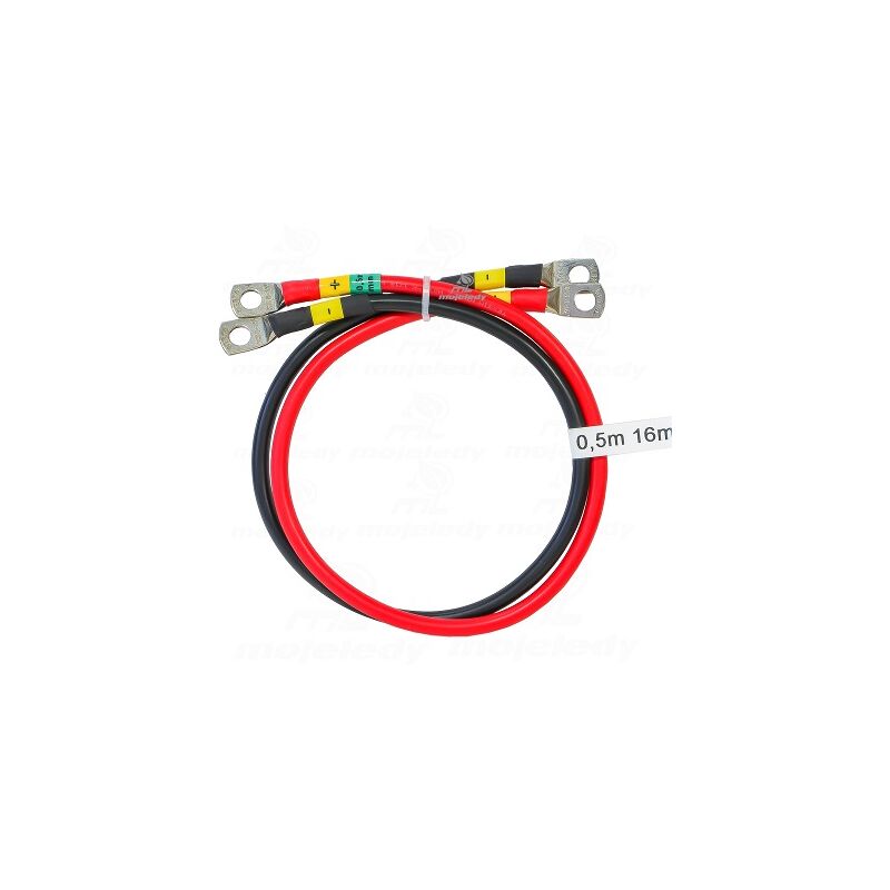 foto del prodotto 2x cavo di collegamento batteria da 50 cm 16 mm m8 m8