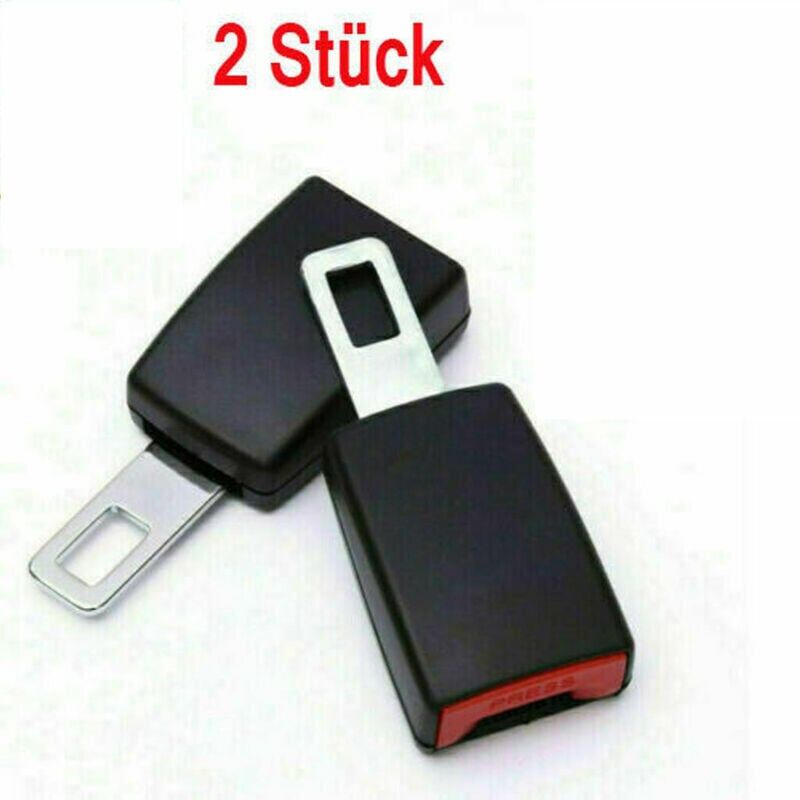 foto del prodotto 2x clip di bloccaggio con fibbia di estensione regolabile per cintura di sicurezza dell auto