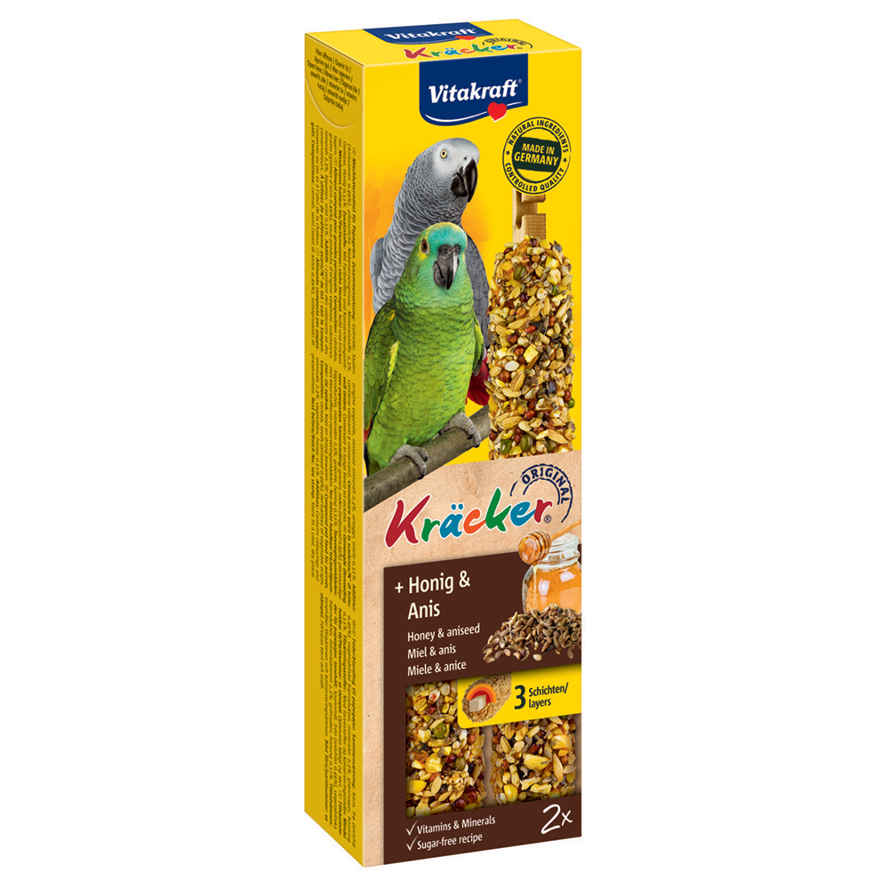 foto del prodotto 2x cracker snack per pappagalli vitakraft 2 pz