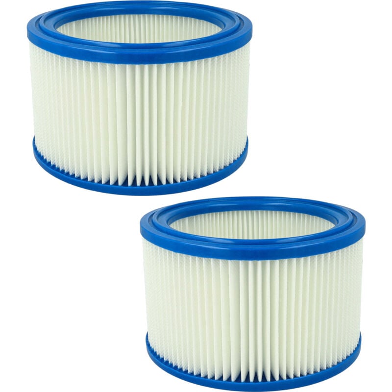 foto del prodotto 2x elemento filtrante compatibile con nilfisk alto 29747 aspirapolvere a batteria vhbw