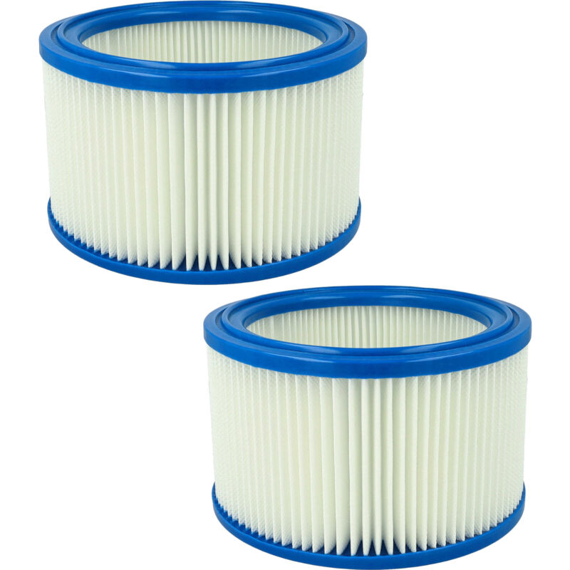 foto del prodotto 2x elemento filtrante compatibile con nilfisk alto wap 550 21, 550 31, 590 31 aspirapolvere a batteria vhbw