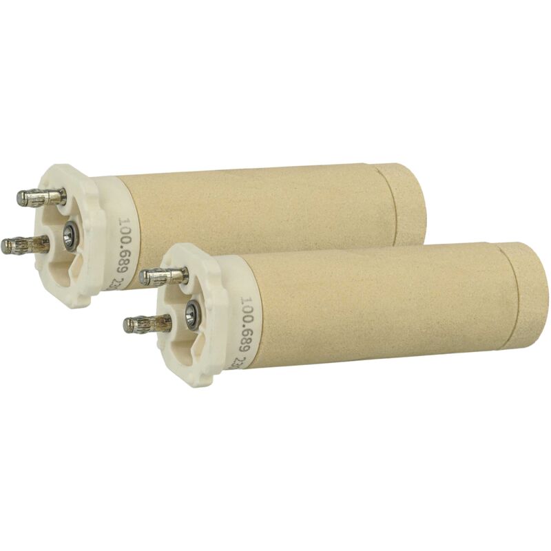 foto del prodotto 2x elemento riscaldante compatibile con leister triac s pistola di saldatura a aria calda nucleo in ceramica, 3,1 x 10,2 cm vhbw