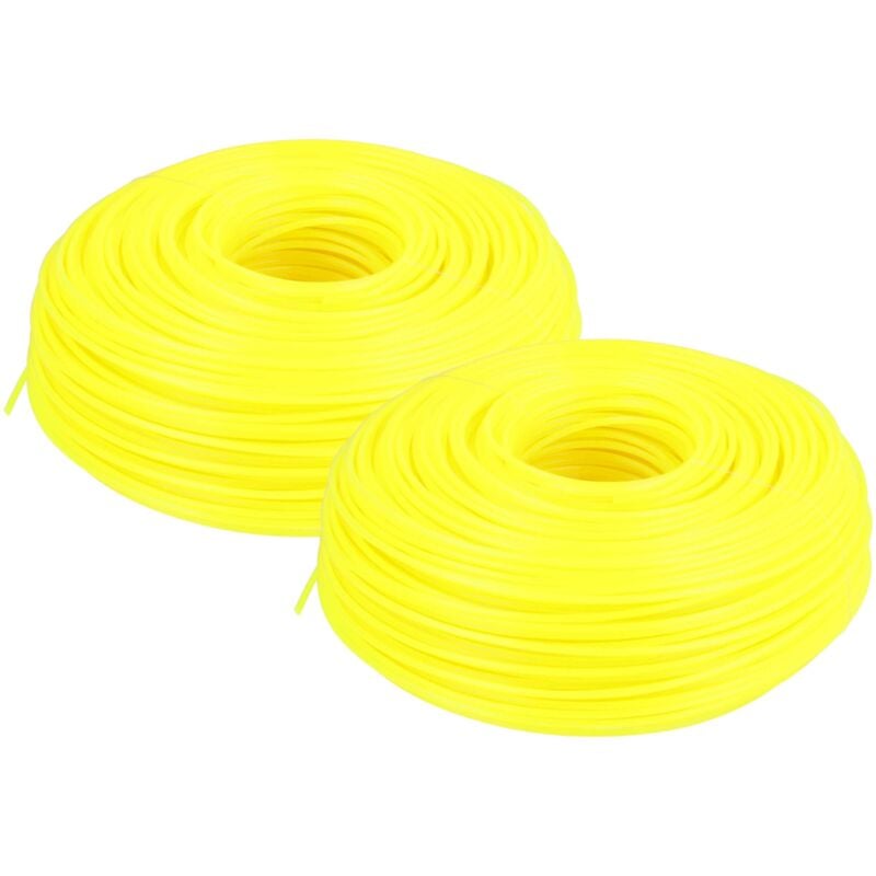 foto del prodotto 2x filo falciante universale per tagliaerba, decespugliatore filo di ricambio, giallo, 2 mm x 100 m, rotondo vhbw