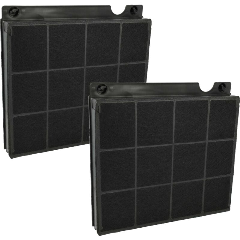 foto del prodotto 2x filtro a carboni attivi compatibile con aeg awh9400am, awh9410am, awh9415am, awh9416am, awh9480bm, b5160 hm, dbb3650m cappe aspiranti - vhbw