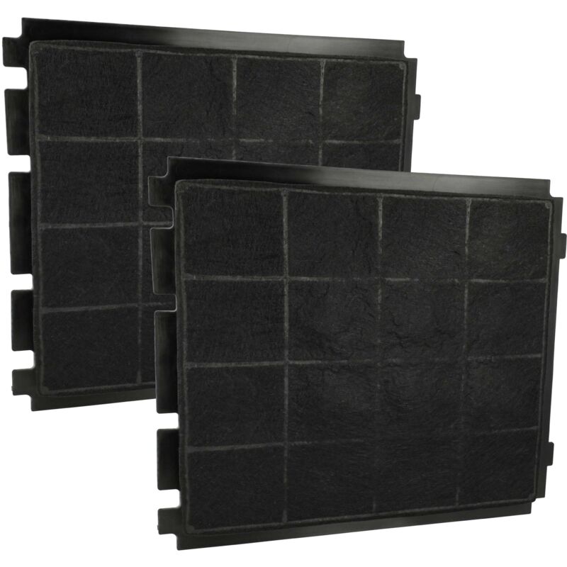 foto del prodotto 2x filtro a carboni attivi compatibile con airforce concrete f129c 50 k3 ix sand 600 ccf1295103c cappe aspiranti vhbw