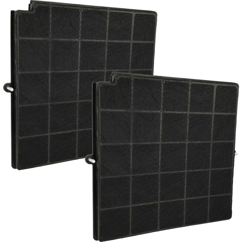 foto del prodotto 2x filtro a carboni attivi compatibile con airforce ih90 f40 s4, ih90 f54 s4, menorca, monte cappe aspiranti vhbw