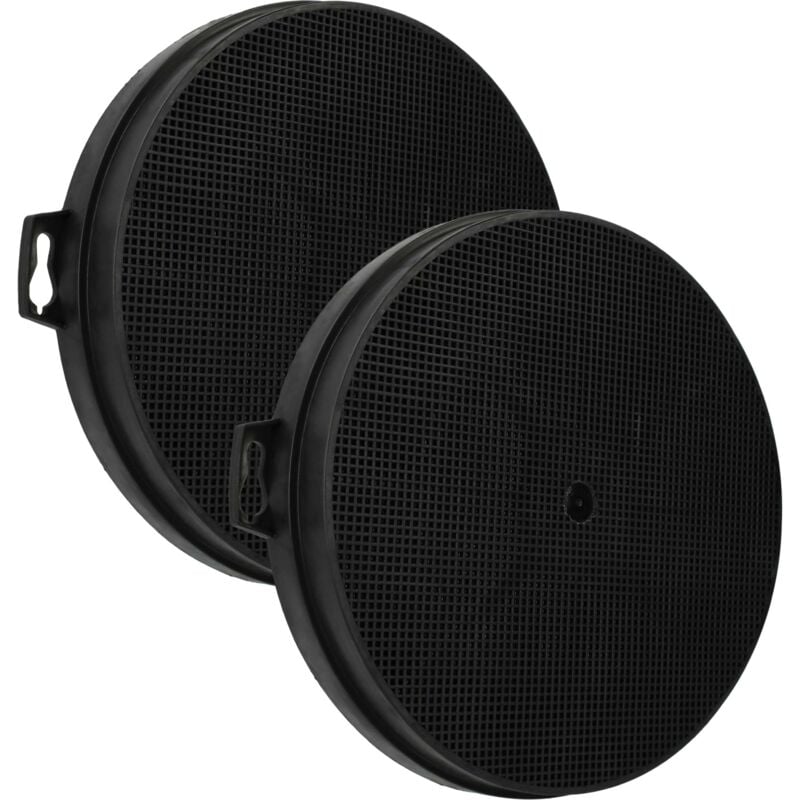 foto del prodotto 2x filtro a carboni attivi compatibile con airlux hd10, hd09a, hd06d07, hc18, hc16, hc14, h615, h610, h600, hd11a, hd08 cappe aspiranti - 21 cm - vhbw