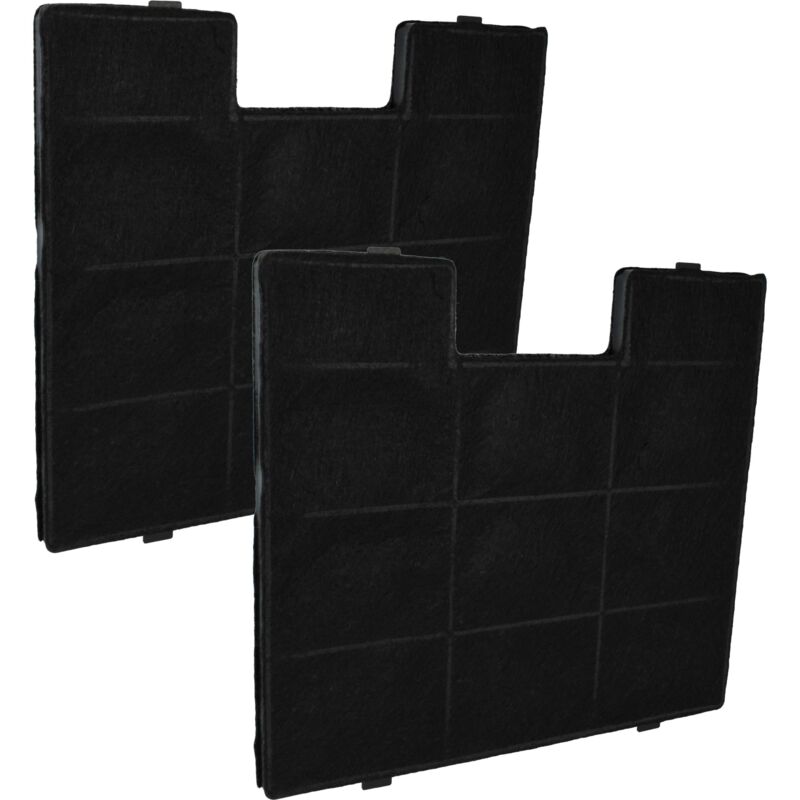 foto del prodotto 2x filtro a carboni attivi compatibile con amica kh 17238 e, 17214 e screen 60, 17215-2 e cappe aspiranti - vhbw