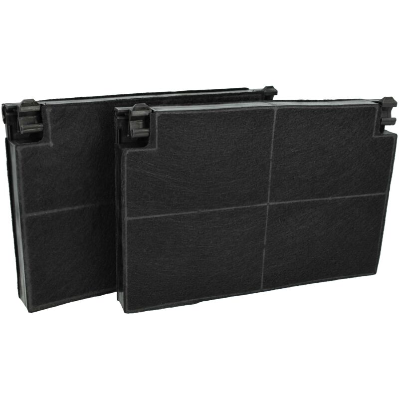 foto del prodotto 2x filtro a carboni attivi compatibile con ariston hotpiont ah s2 fm (s), ahs2ams, ahs2am, ahs2fm.e(s), hai 9 vt cappe aspiranti - vhbw