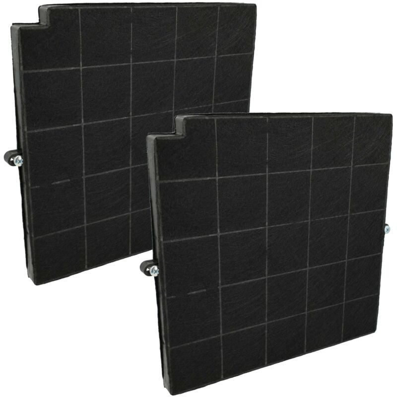 foto del prodotto 2x filtro a carboni attivi compatibile con arthur martin f30c 60 se, f30c 90 se, f30cse60led cappe aspiranti 26,5 x 25,8 x 1,8 cm vhbw
