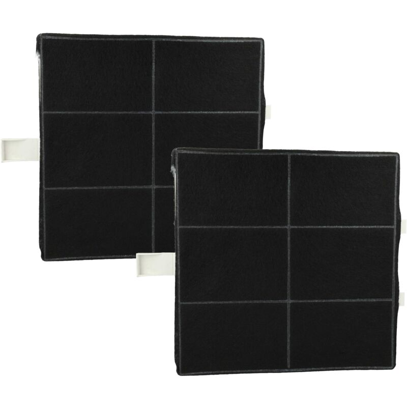 foto del prodotto 2x filtro a carboni attivi compatibile con balay 3bd693x, 3bd874xp, 3bd663x, 3bd673x, 3bd876xp, 3bd894xp cappe aspiranti 22,2 x 22,2 x 2,4 cm vhbw
