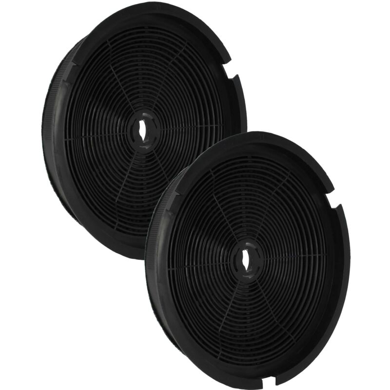 foto del prodotto 2x filtro a carboni attivi compatibile con beko cwb 6550 x, cwb 6930 x, cwb 9438 w, cwb 9438 x, cwb 9550 x, cwb 9910 x cappe aspiranti 19 cm vhbw