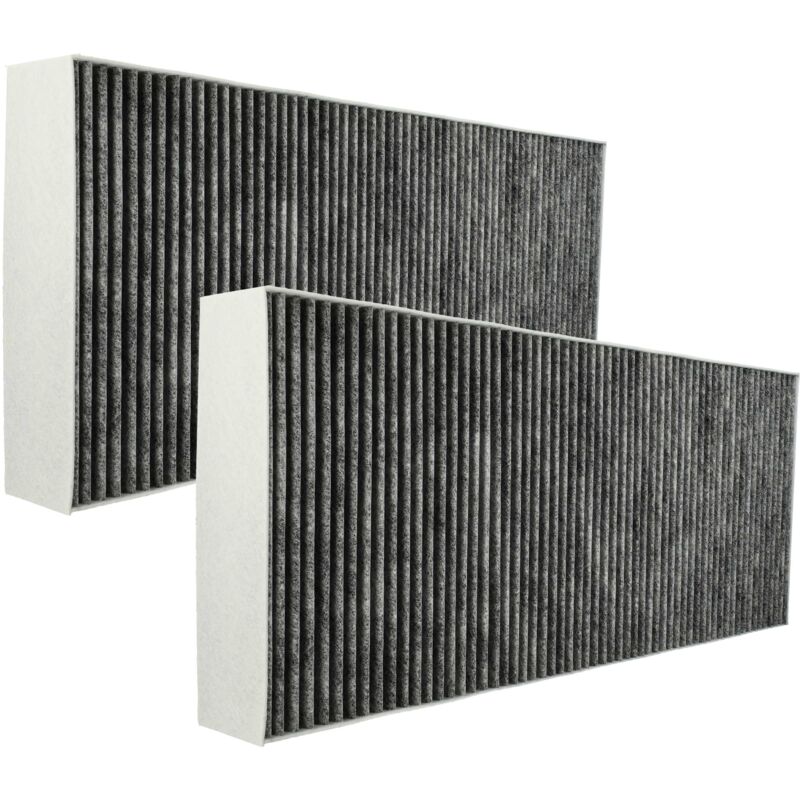 foto del prodotto 2x filtro a carboni attivi compatibile con bosch dfs098k50, dfs068k50, dfs067e50, dfr097e50 cappe aspiranti 46 x 19,1 x 5 cm vhbw