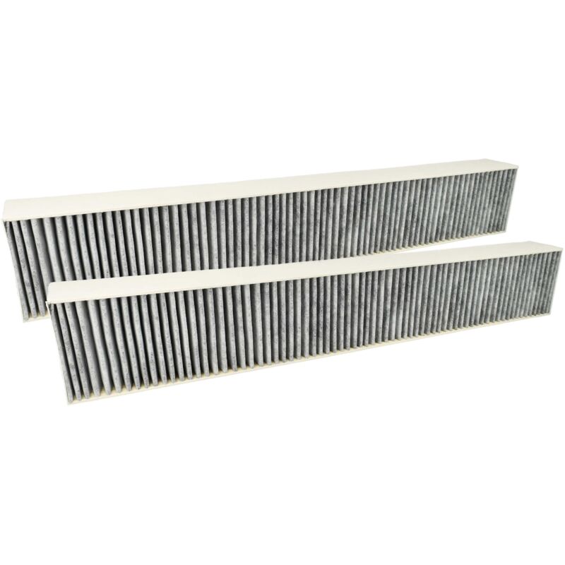 foto del prodotto 2x filtro a carboni attivi compatibile con bosch pvs895f25e 07, pvs851f21e 07, pvs851f21e 01, pkm845f11e cappe aspiranti vhbw