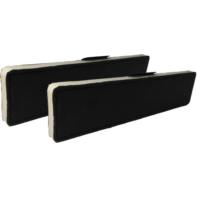 foto del prodotto 2x filtro a carboni attivi compatibile con miele da 6708 d edst, da 6700 d obsw, da 6708 d brws cappe aspiranti 43 x 10 x 2 cm vhbw