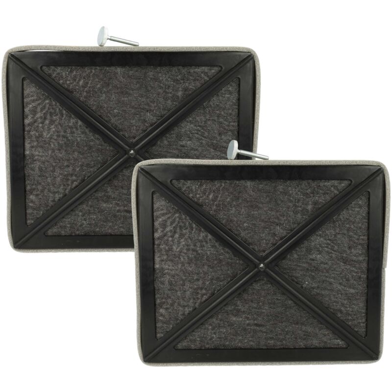 foto del prodotto 2x filtro a carboni attivi compatibile con miele da90 1, da92, da93, da76 1, da78, da82 cappe aspiranti 20,5 x 17 x 3,3 cm vhbw
