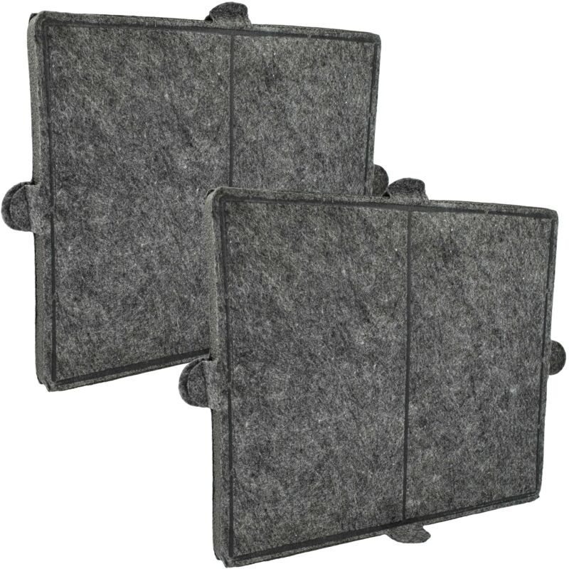 foto del prodotto 2x filtro a carboni attivi compatibile con miele zenite, step, varia, puristic plus, puristic varia, puristic duo, puristic eco cappe aspiranti vhbw