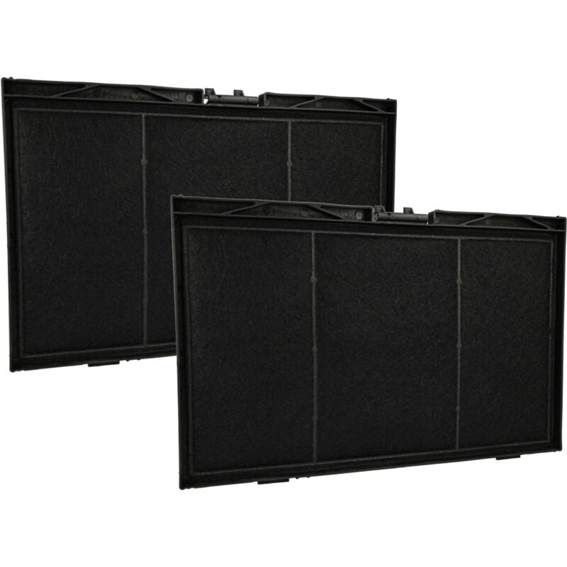 foto del prodotto 2x filtro a carboni attivi compatibile con neff d46ed22n0b 01, d46ed22n0b 04, d46br2n0b 01, d46br2n0b 02, d46br2n0b 03 cappe aspiranti - vhbw