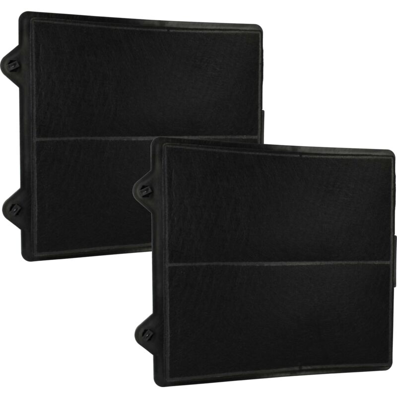 foto del prodotto 2x filtro a carboni attivi compatibile con neff i79t67n0 01, d99w59n0gb 02, d99w59n0gb 01, d91e5n0 02, d91e5n0 01, z5118x500 cappe aspiranti - vhbw