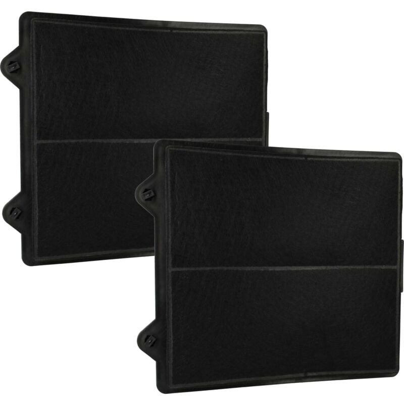 foto del prodotto 2x filtro a carboni attivi compatibile con refsta taifun lc97050, lc96950, lc96250, lc9595000, lc95950 03, lc95950 02 cappe aspiranti - vhbw