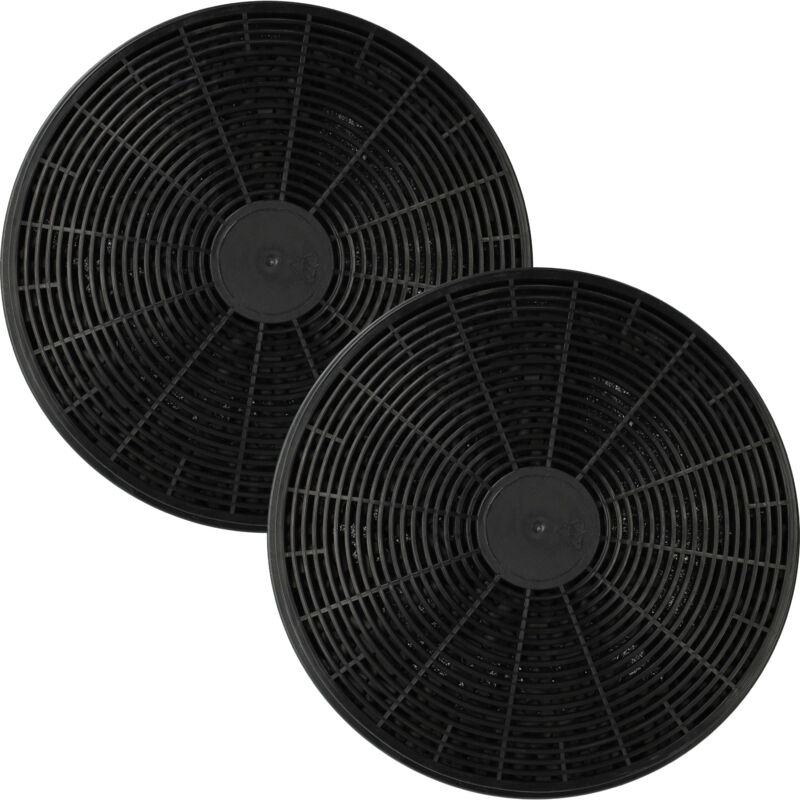 foto del prodotto 2x filtro a carboni attivi compatibile con schneider i 3-40 a wtz, sl 10 90 abtz, sl i 4-90 a ixtz, schg5261bx cappe aspiranti - 17,5 cm - vhbw