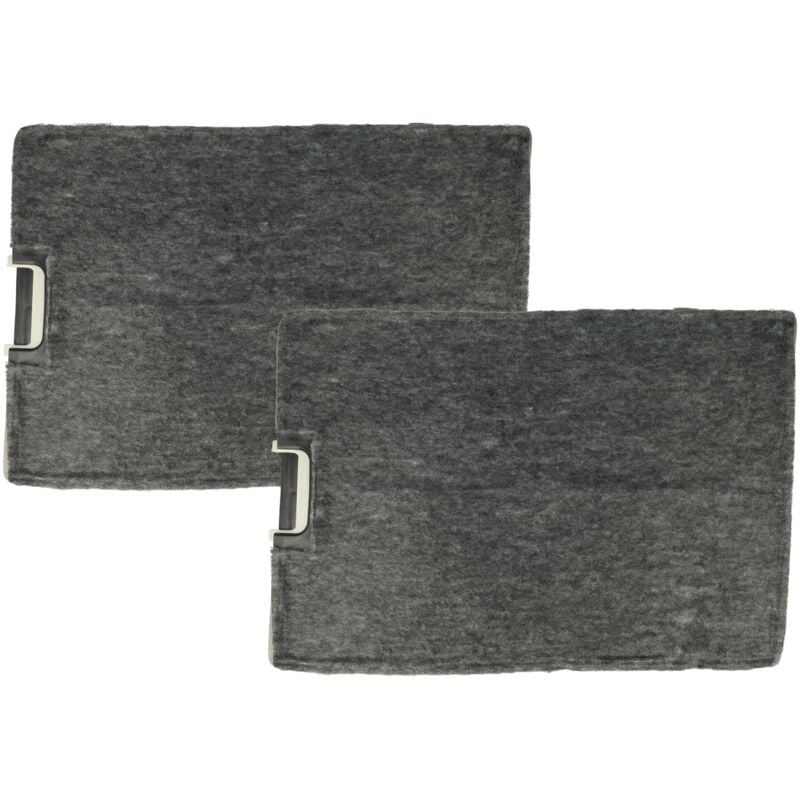 foto del prodotto 2x filtro a carboni attivi compatibile con siemens lc6065000, lc6065000 lc60650, lc6095000 cappe aspiranti 30 x 21,5 x 3 cm vhbw