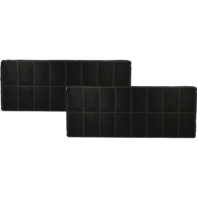 foto del prodotto 2x filtro a carboni attivi compatibile con siemens li23030ch 08, li23030sd, li23030ch, li23030ch 06 cappe aspiranti 42 x 16,8 x 3,1 cm vhbw