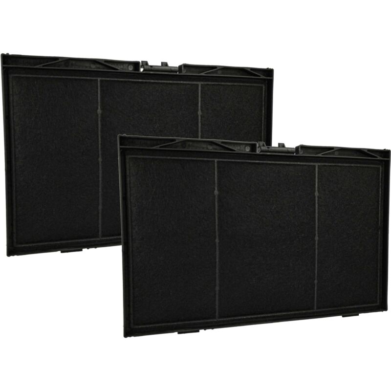 foto del prodotto 2x filtro a carboni attivi compatibile con siemens li64ma530, li64ma530/01, li64ma530/02, li64lb531, li64ma520, li64ma520/01 cappe aspiranti - vhbw