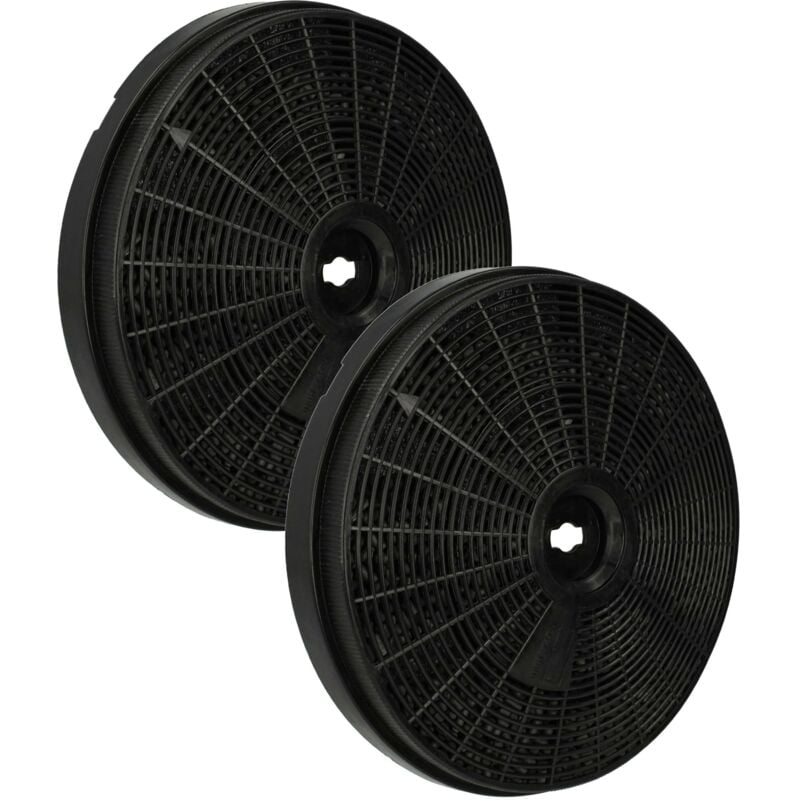 foto del prodotto 2x filtro a carboni attivi compatibile con whirlpool 208333646601 prf0010 852523104810 cappe aspiranti - 20 cm - vhbw