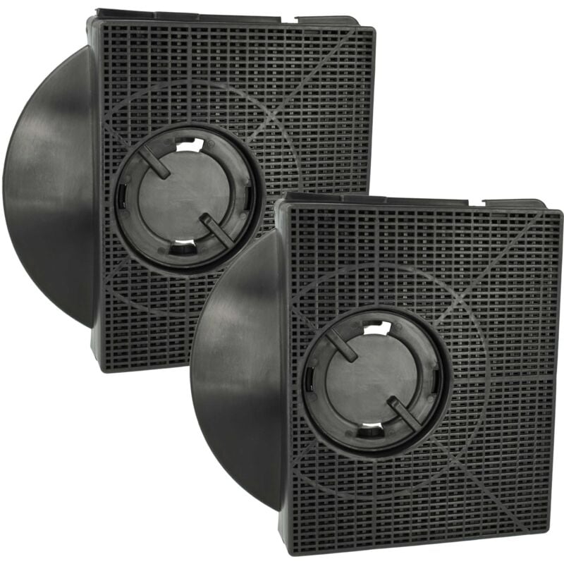foto del prodotto 2x filtro a carboni attivi compatibile con whirlpool akr 642, akr 641, akr 636, akr 637, akr 608 cappe aspiranti - 21,3 x 20,7 x 4,1 cm - vhbw