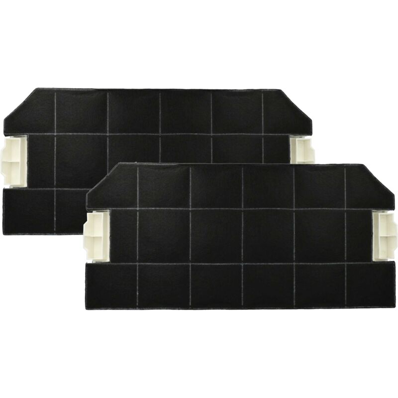 foto del prodotto 2x filtro a carboni attivi sostituisce bosch dhz3300 per cappe aspiranti 49,6 x 23 x 3 cm vhbw