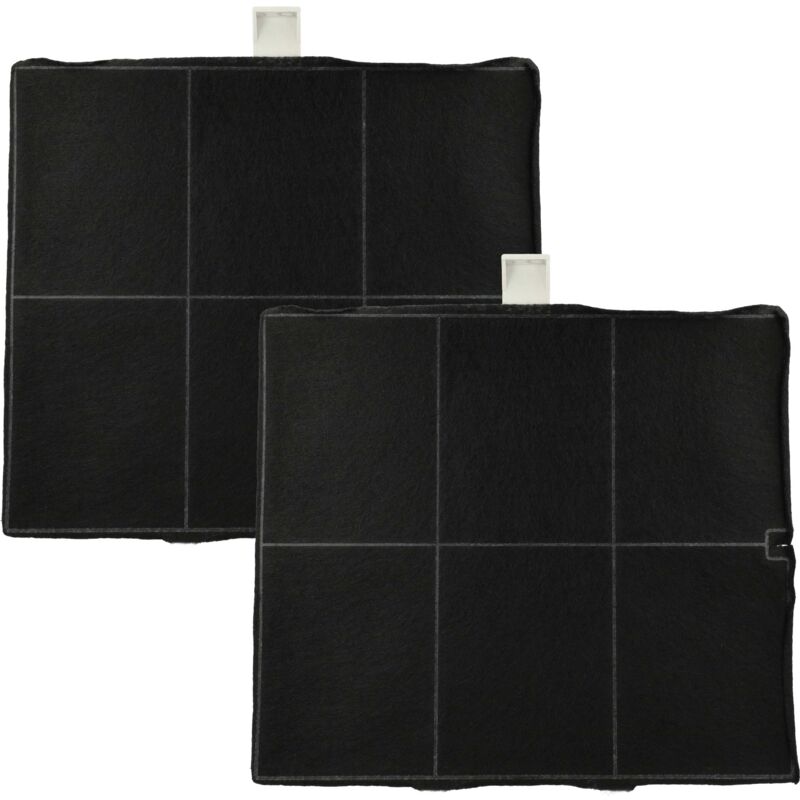 foto del prodotto 2x filtro a carboni attivi sostituisce bsh 361047, lz51350 per cappe aspiranti 25,5 x 22,5 x 2,3 cm vhbw
