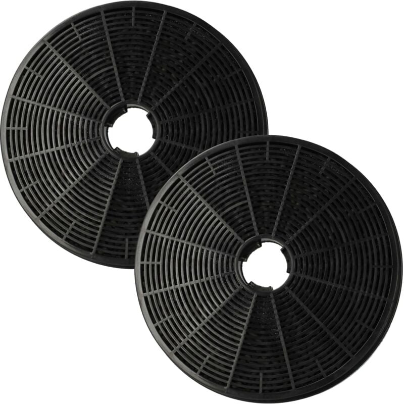 foto del prodotto 2x filtro a carboni attivi sostituisce klarstein 10035387 per cappe aspiranti 17,5 cm vhbw
