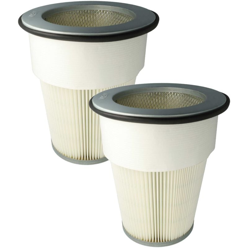 foto del prodotto 2x filtro a lamelle compatibile con dustcontrol dc tromb 400, 2800, 2900, 1800 aspirapolvere portatile - vhbw