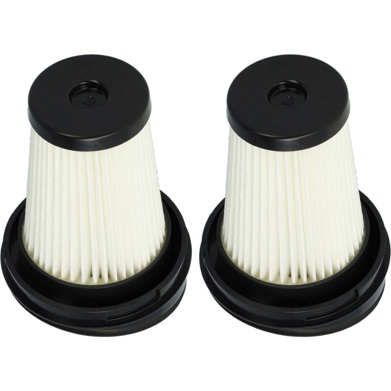 foto del prodotto 2x filtro a pieghe piatte compatibile con eta moneto 544990000 aspirapolvere portatile a batteria, aspirapolvere elemento filtrante vhbw