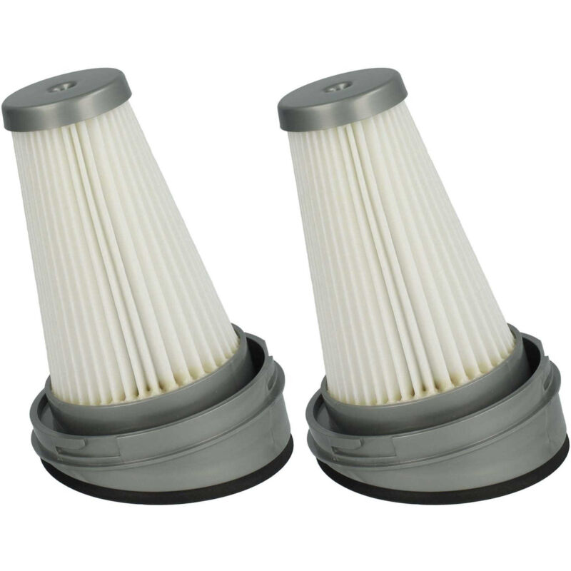 foto del prodotto 2x filtro a pieghe piatte compatibile con rowenta x-pert 3.60 rh6935wo, x-pert 3.60 rh6973wo aspirapolvere - cartuccia filtrante - vhbw