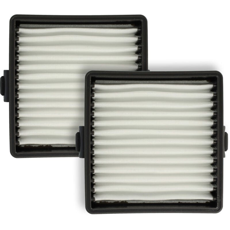 foto del prodotto 2x filtro a pieghe piatte compatibile con ryobi one plus, p712, p713 aspirapolvere portatile a batteria, aspirapolvere elemento filtrante vhbw