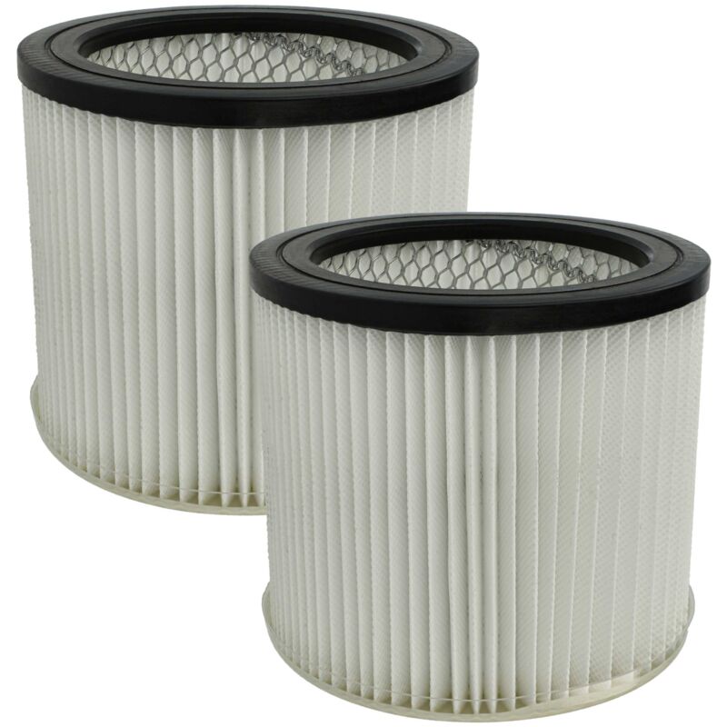 foto del prodotto 2x filtro a pieghe piatte compatibile con scheppach nts30 premium aspiratore umido secco nero bianco vhbw