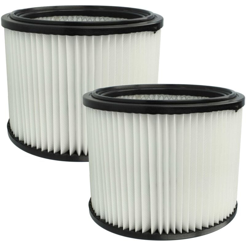 foto del prodotto 2x filtro a pieghe piatte sostituisce starmix fpp 3500 ws, 460727 per aspiratore umido secco nero bianco 3500 cm vhbw