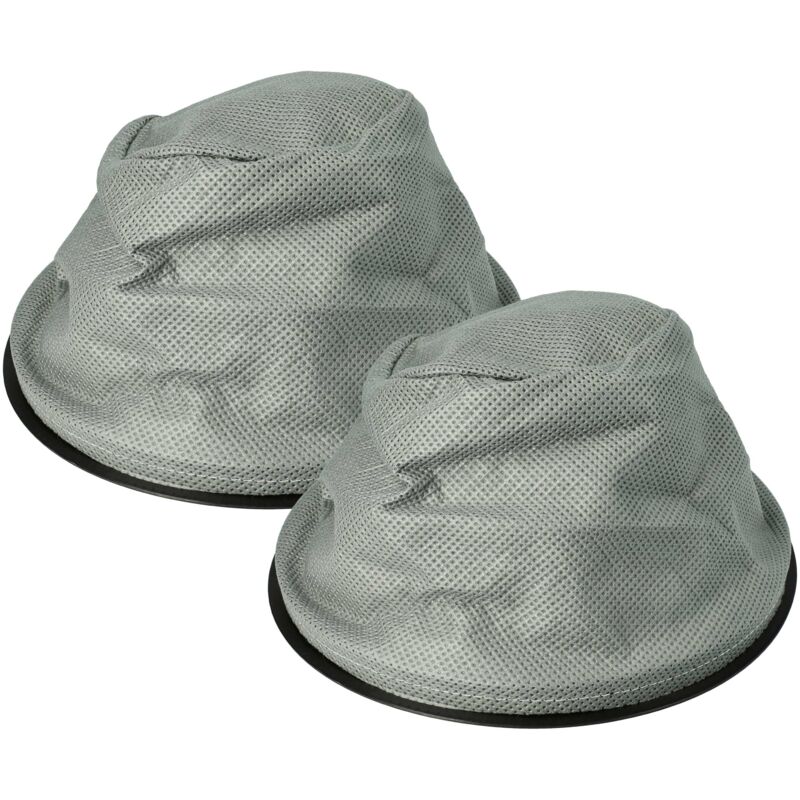 foto del prodotto 2x filtro a sacco sostituisce 5900779934764 per aspiratore per camino, aspiracenere filtro di ricambio, lavabile grigio nero vhbw